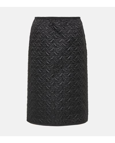Moncler Padded Midi Skirt - Black