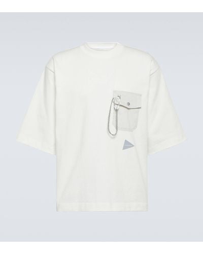 and wander Cotton Jersey T-shirt - White
