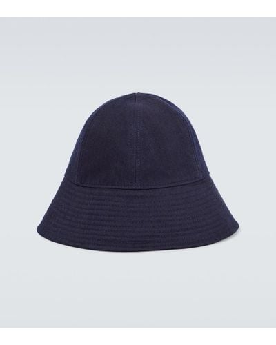 Jil Sander Hut aus Baumwolle - Blau