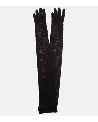 Versace Handschuhe aus Spitze - Schwarz