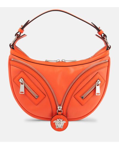 Versace Repeat Small Shoulder Bag - Orange