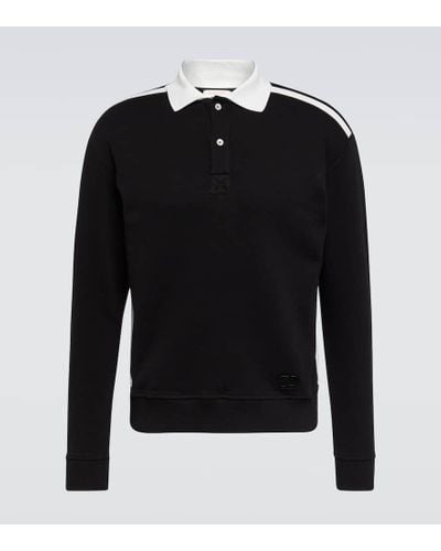 Valentino Sweatshirt aus Baumwoll-Jersey - Schwarz