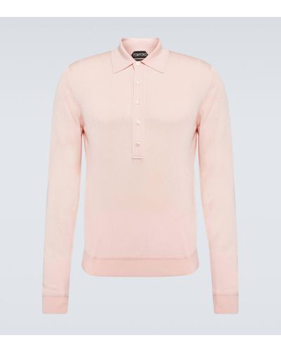Tom Ford Jersey Polo Shirt - Pink