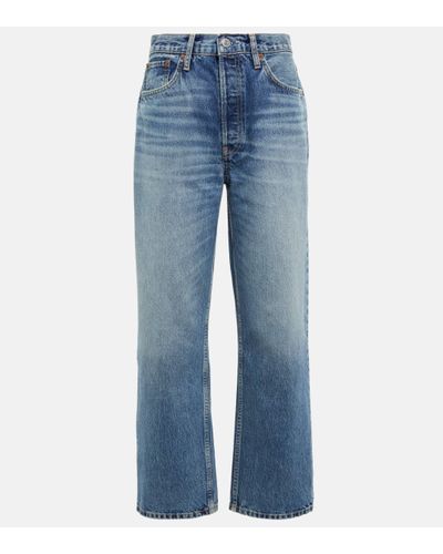 RE/DONE '90s Low Slung Jeans - Blue