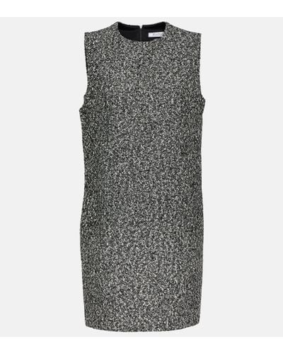 Max Mara Moscova Tweed Minidress - Grey