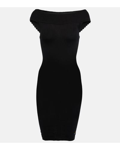 Vivienne Westwood Robe courte Valentina à épaules dénudées - Noir