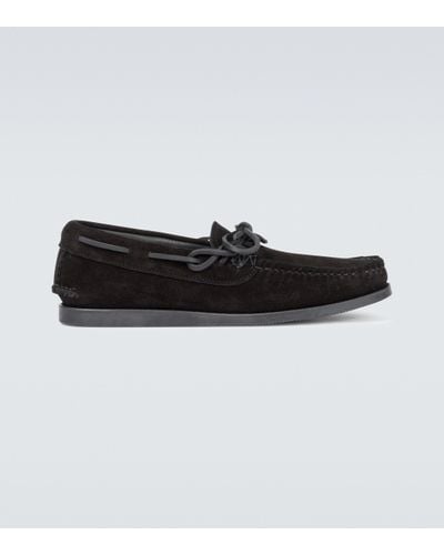 Yuketen Canoe Moccasin Shoes - Black
