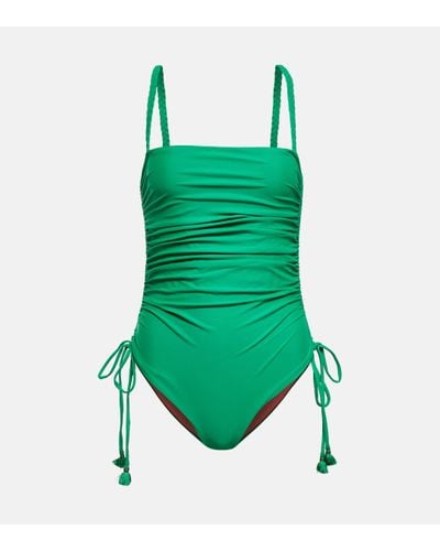Johanna Ortiz Guardian Sun One-piece Swimsuit - Green