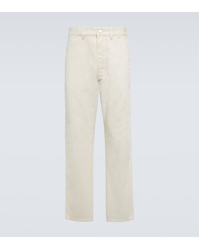 Lemaire Mid-rise Straight Jeans - White