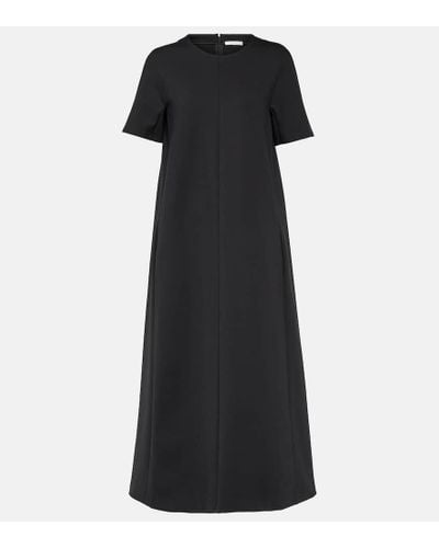 The Row Carolina Midi Dress - Black