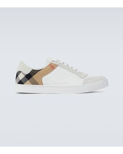 Burberry Reeth Trainers - White