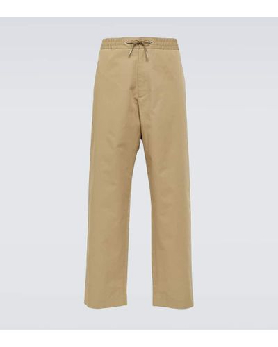Moncler Pantalones chinos de algodon - Neutro