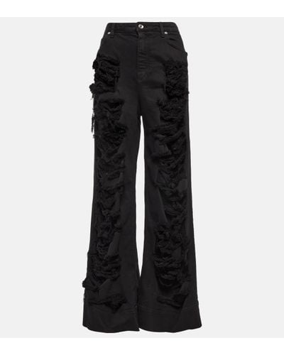 Dolce & Gabbana X Kim – Jean evase a taille haute - Noir