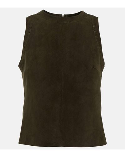 Stouls Pam Suede Tank Top - Green
