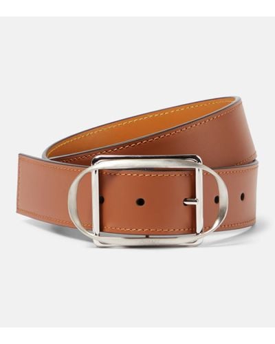 Loewe Leather Belt - Brown