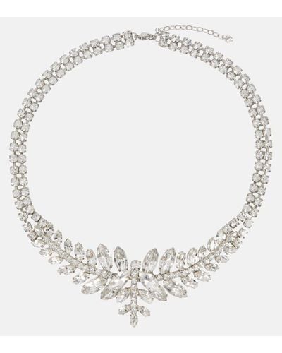 Jennifer Behr Collar Genevieve adornado con cristales - Metálico