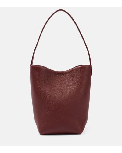 The Row Tote North South Park Small aus Leder - Rot