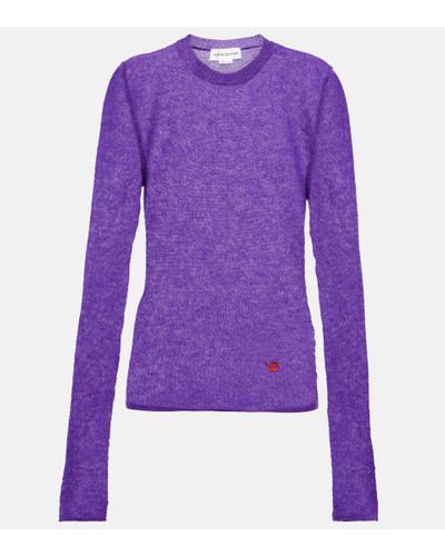 Purple Victoria Beckham Sweaters and knitwear for Women | Lyst