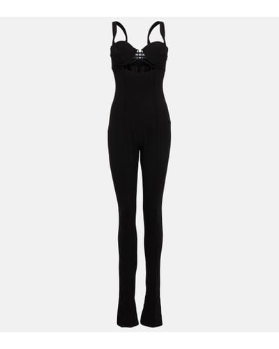 Jacquemus Combi-pantalon La Combinaison Bikini en laine melangee - Noir
