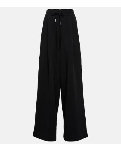 Dries Van Noten Cotton Jersey Sweatpants - Black