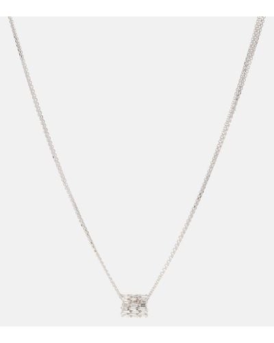 Suzanne Kalan Halskette aus 18kt Weissgold mit Diamanten - Weiß
