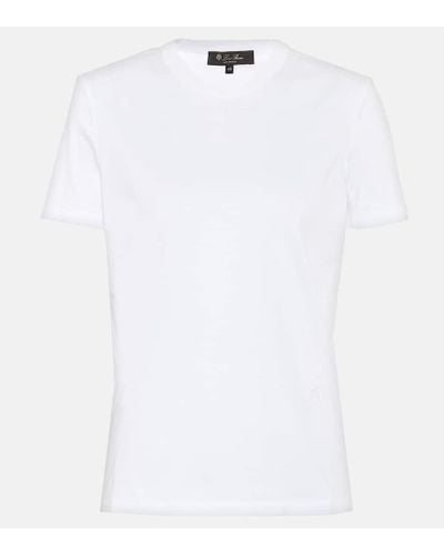 Loro Piana T-Shirt My-T aus Baumwolle - Weiß