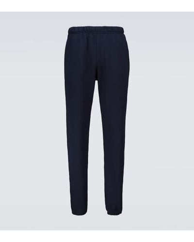 Les Tien Classic Cotton Sweatpants - Blue