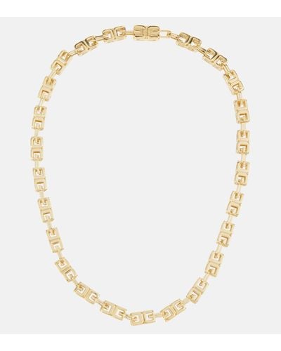 Givenchy 4g Cube Necklace - Metallic