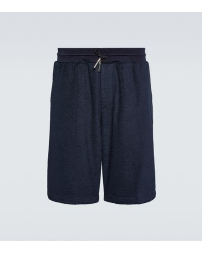 Zegna Shorts aus Baumwolle - Blau