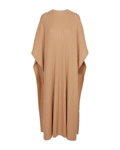 Gabriela Hearst Taos Wool And Cashmere Poncho - Brown