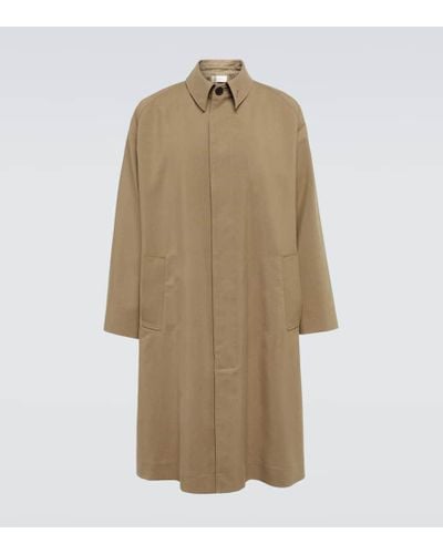 The Row Cotton And Silk Coat - Natural