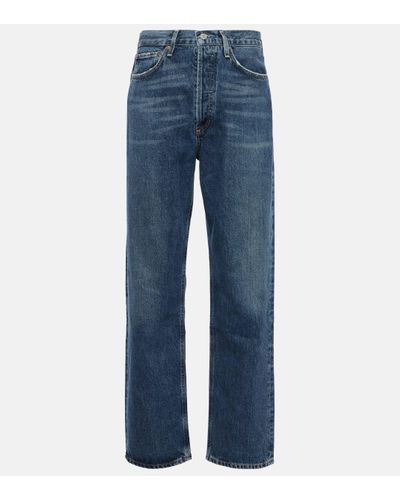 Agolde '90s Mid-rise Straight Jeans - Blue