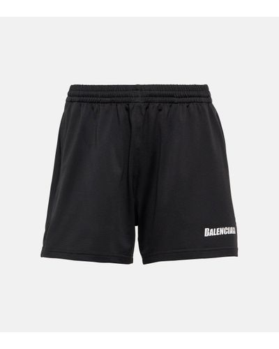 Balenciaga Technical Mesh Shorts - Black