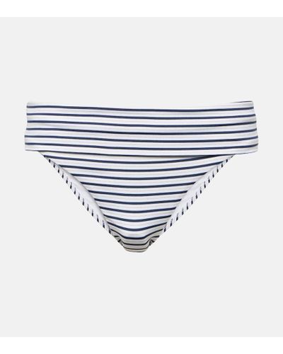 Melissa Odabash Brussels Striped Bikini Bottoms - White