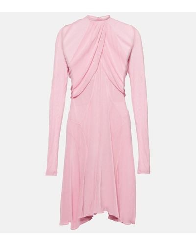 Isabel Marant Rosemagd Asymmetric Jersey Midi Dress - Pink