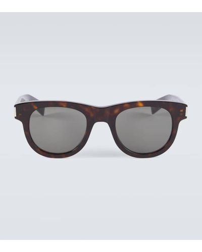 Saint Laurent Sl 571 Square Sunglasses - Gray