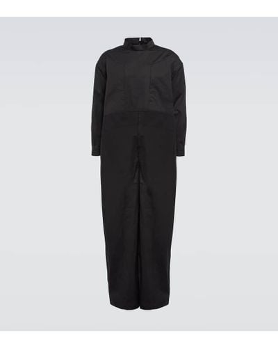 Rick Owens Jumpsuit Tommy in misto cotone - Nero