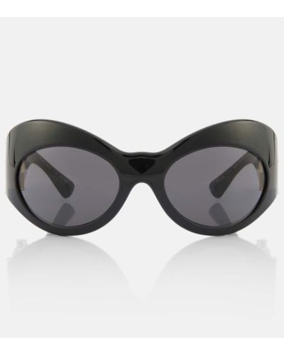 Versace Ovale Sonnenbrille Medusa - Braun