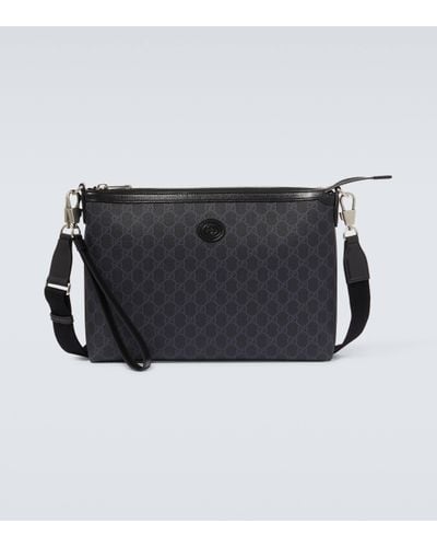 Gucci GG Canvas Crossbody Bag - Black