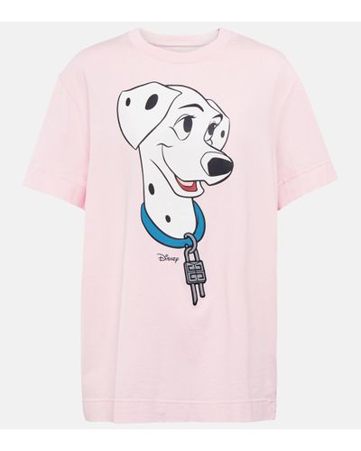 Givenchy X Disney® T-Shirt aus Baumwoll-Jersey - Pink