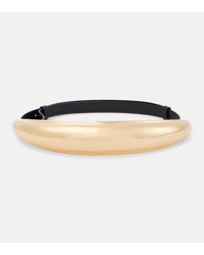 Alaïa Ceinture Bumber - Métallisé