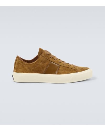 Tom Ford Cambridge Suede Trainers - Brown