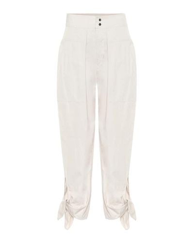 Isabel Marant Pantalones Gaviao de algodon - Multicolor