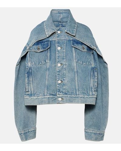 Jean Paul Gaultier X Shayne Oliver Oversized Denim Jacket - Blue