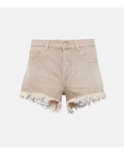 Loewe Paula's Ibiza - Shorts Anagram di jeans - Neutro