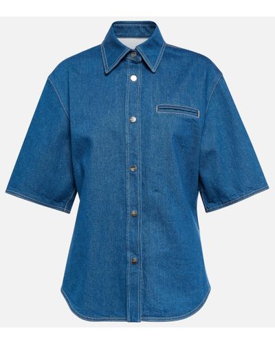 Ferragamo Cotton Shirt - Blue