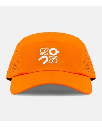 Loewe X On Logo Baseball Cap - Orange