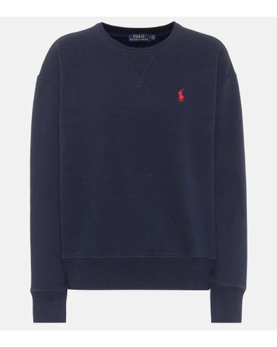 Polo Ralph Lauren Sweatshirt aus einem Baumwollgemisch - Blau