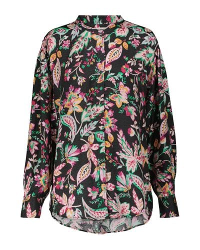 Isabel Marant Catchell Floral-printed Shirt - Multicolour