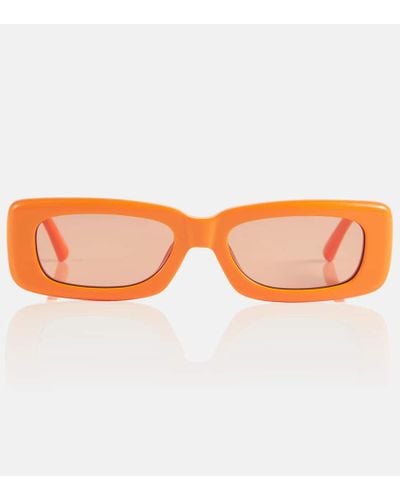 The Attico X Linda Farrow - Occhiali da sole Marfa Mini - Arancione